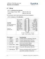 Preview for 34 page of F.u.n.k.e. ATR833A-OLED Operation And Installation