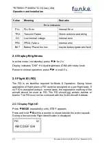 Preview for 14 page of F.u.n.k.e. TRT800H-LCD Operation And Installation