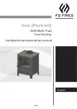 F2 Fires Vue Portrait Installation And Operating Manual preview