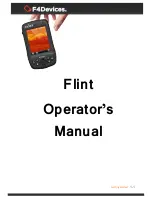 F4Devices Flint Operator'S Manual preview