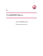 Preview for 11 page of F5 6900 Platform Manual