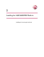 Предварительный просмотр 25 страницы F5 BIG-IP 1600 Platform Manual