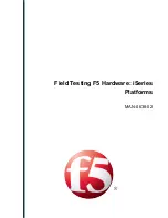 F5 iSeries Manual preview