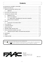 Preview for 2 page of FAAC 104200177 Installation Manual