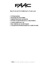 Preview for 2 page of FAAC 275 H600 Technical Installation Manual