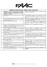 Preview for 4 page of FAAC 275 H600 Technical Installation Manual