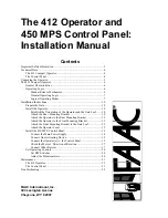 FAAC 412 Compact Installation Instructions Manual предпросмотр