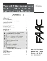 FAAC 412 Compact Installation Manual preview
