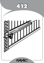 FAAC 412-SX Manual preview