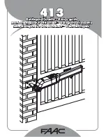 Предварительный просмотр 9 страницы FAAC 413 Series Manual