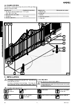 Preview for 13 page of FAAC 422 Standard Translation Of The Original Instructions