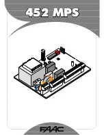 FAAC 452 MPS Manual предпросмотр