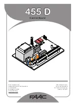 FAAC 455D220A.5 Manual предпросмотр