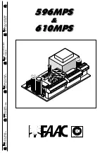 FAAC 596MPS Manual предпросмотр
