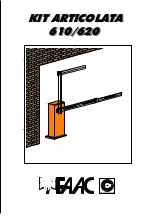 FAAC 610 Manual предпросмотр