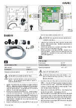 Предварительный просмотр 11 страницы FAAC 615 BPR Manual