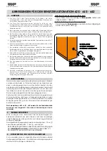 Предварительный просмотр 9 страницы FAAC 620 SR Series User Manual