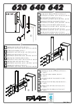 Предварительный просмотр 1 страницы FAAC 620 STANDARD Assembly Instructions