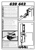 Preview for 2 page of FAAC 620 STANDARD Assembly Instructions