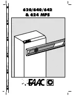 FAAC 620 STANDARD Manual предпросмотр