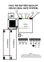 Предварительный просмотр 3 страницы FAAC 700I Instruction Sheet