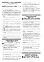 Preview for 2 page of FAAC 739 240V Instructions For Use Manual