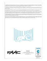 Предварительный просмотр 64 страницы FAAC 740 D User Manual