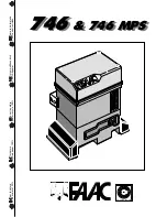 Предварительный просмотр 1 страницы FAAC 746 ER CAT Manual