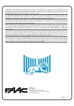 Preview for 14 page of FAAC 750 CBAC Instruction Manual