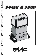 FAAC 780D Manual preview