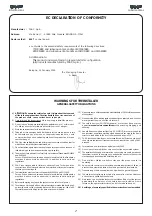 Предварительный просмотр 2 страницы FAAC 844T Instructions Manual