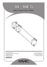 Предварительный просмотр 1 страницы FAAC 84EG Manual