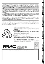 Preview for 45 page of FAAC 940SM Series Manual