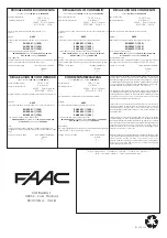 Preview for 24 page of FAAC A453 Instructions For Use Manual