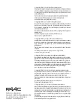 Предварительный просмотр 2 страницы FAAC A951 Manual