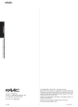 Предварительный просмотр 2 страницы FAAC AIRSLIDE Installation Manual