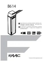 FAAC B614 Translation Of The Original Instructions предпросмотр