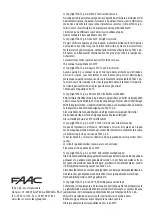 Preview for 2 page of FAAC C4000I Original Instructions Manual