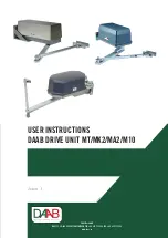 Preview for 1 page of FAAC DAAB MT User Instructions