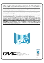 Preview for 14 page of FAAC E024S Manual