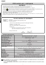 Preview for 2 page of FAAC E124 Rapid Manual