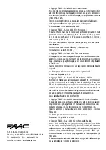 Preview for 2 page of FAAC E124S Translation Of The Original Instructions