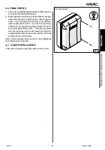 Preview for 25 page of FAAC E124S Translation Of The Original Instructions