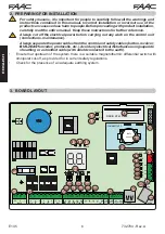 Предварительный просмотр 6 страницы FAAC E145 Manual