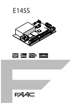FAAC E145S Manual preview