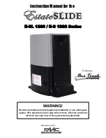 FAAC Estate Slide E-S 1202 Series Instruction Manual preview