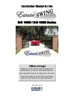 Предварительный просмотр 1 страницы FAAC Estate Swing E-S 1600 Series Instruction Manual