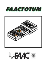 Preview for 1 page of FAAC FAACTOTUM Manual
