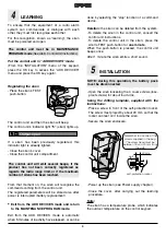 Preview for 4 page of FAAC HSE Installation And Use Instructions Manual