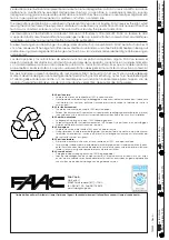 Preview for 16 page of FAAC MASTER-B Manual